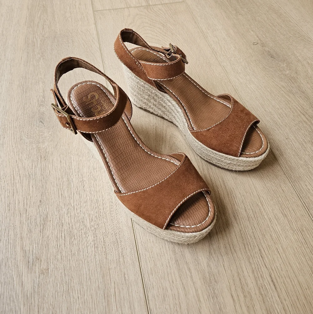 Circus by Sam Edelman Delilah Espadrille Wedge Sandal US 8.5 - Picture 4 of 11